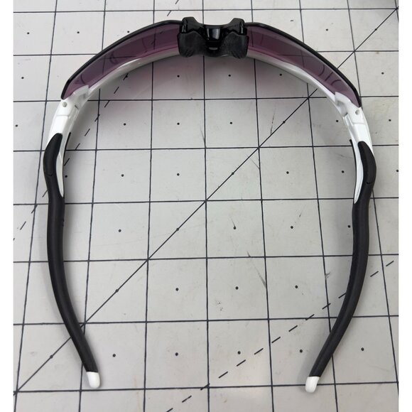 Oakley Youth Radar EV XS Path Sunglasses in White/Prizm Field - Picture 10 of 11